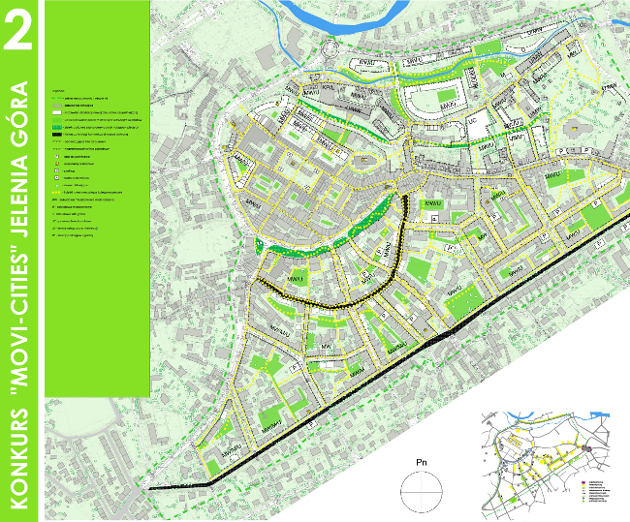 konkurs urbanistyczny autorstwa architektów z Wrocławia plan