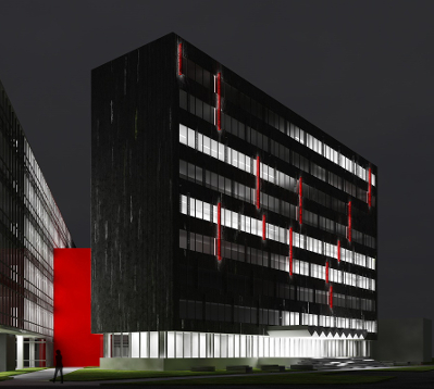 Budynek biurowy autorstwa architektów z Wrocławia widok 01