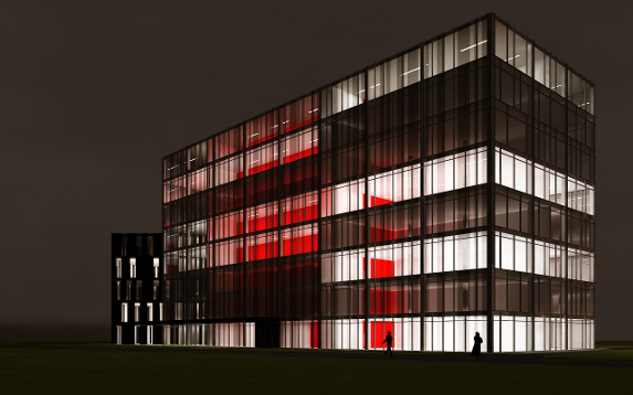 Budynek biurowy autorstwa architektów z Wrocławia widok 01