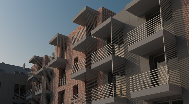 Projekt budynku mieszkalnego we Wrocławiu autorstwa wrocławskich architektów widok 02