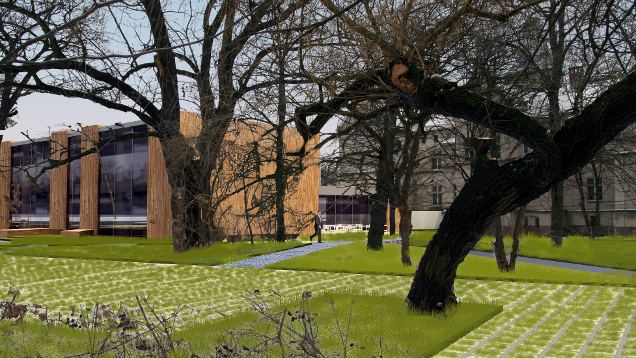 Budynek konferencyjno-biurowy autorstwa architektów z Wrocławia widok 02