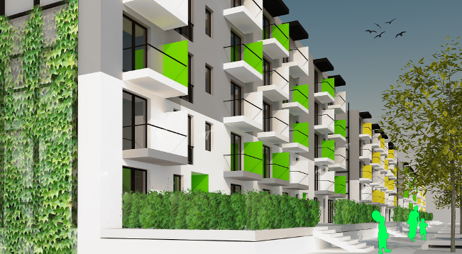 Budynek mieszkalny autorstwa architektów z Wrocławia widok 03