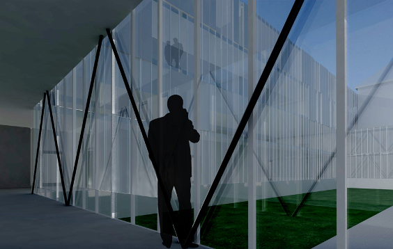 Projekt koncepcyjny szpitala architektów z Wrocławia widok 03 