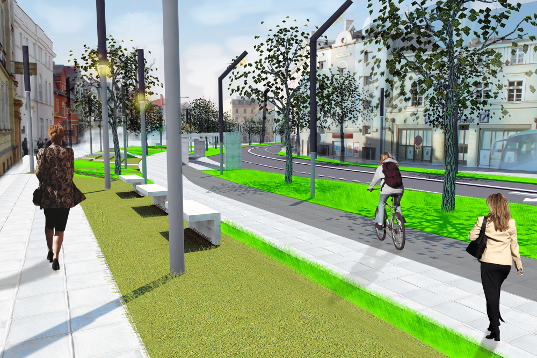 Projekt konkursowy autorstwa architektów z Wrocławia wizualizacja 01
