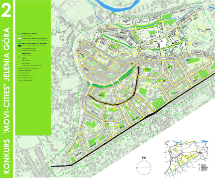 Projekt konkursowy autorstwa architektów z Wrocławia plan