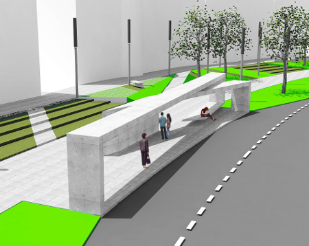 Projekt konkursowy autorstwa architektów z Wrocławia wizualizacja 04